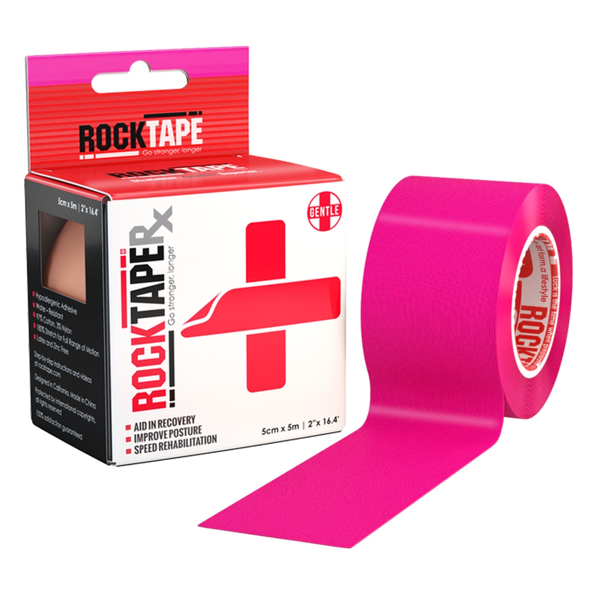 RockTape RX (5cm x 5m) roze Top Merken Winkel